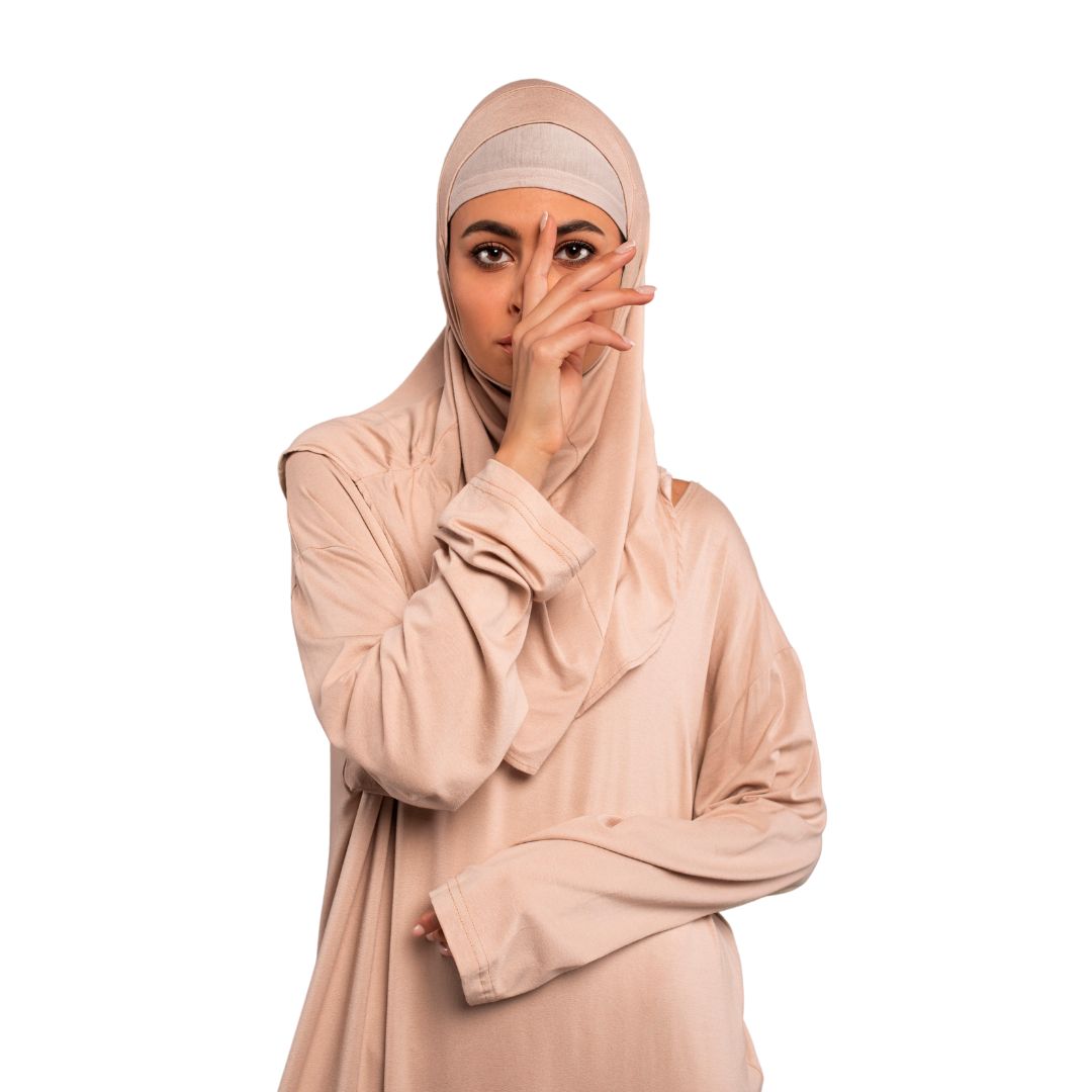Layali Korean Shawl Light Mocha
