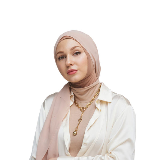 Sahar Korean Shawl Soft Beige